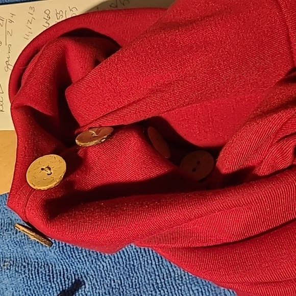 WAS. $69  Leo ROSI  Long Sleeve Turtleneck Top with button details - Picture 3 of 9